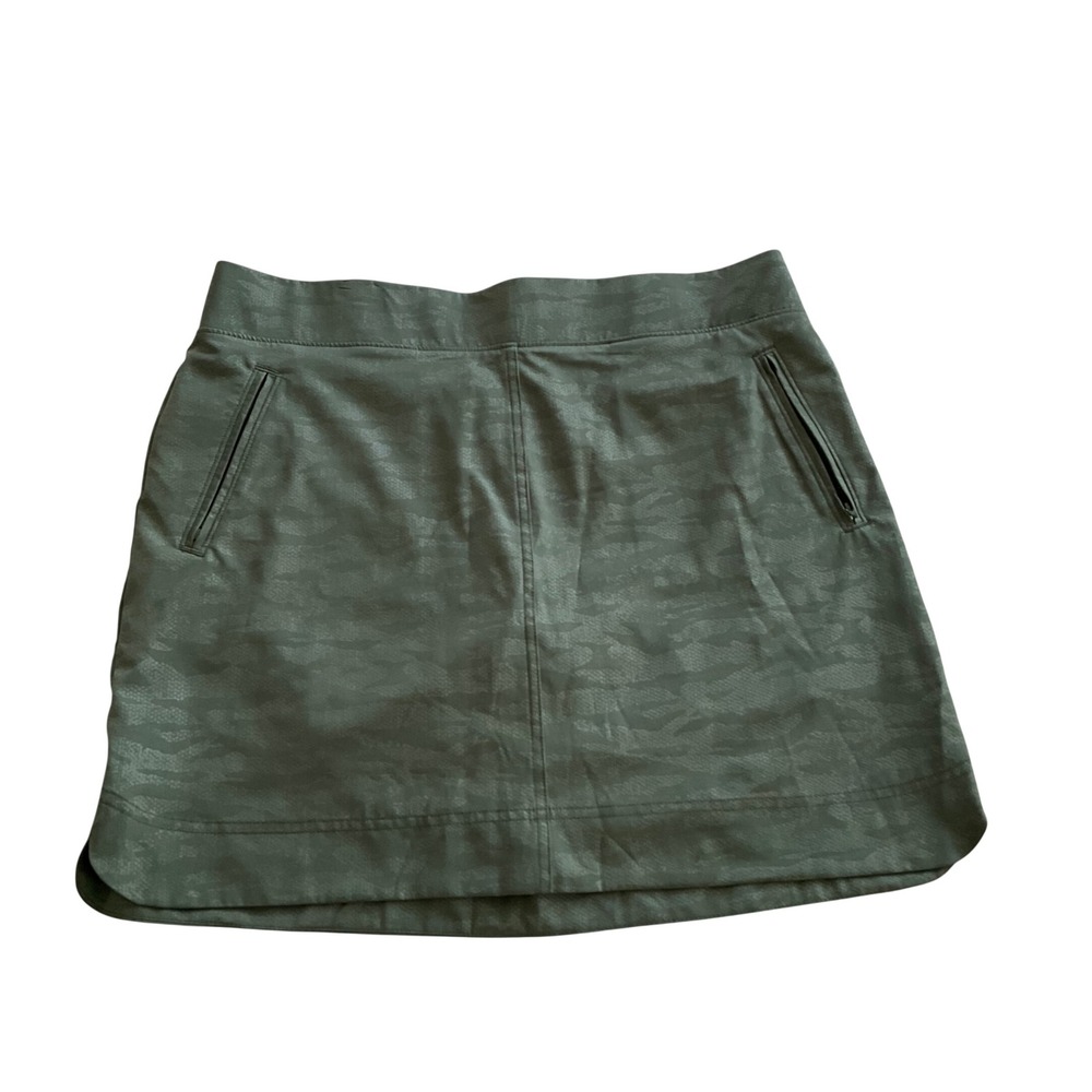Orvis Travel Skort Womens XL Green Camo‎ Activewear Athletic Skirt NWT